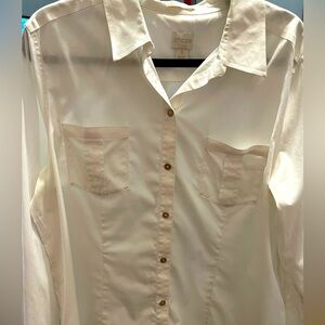 Chicos White shirt size 3 XL 16
